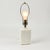 Early 20th Century Solid Carved Marble Art Deco Style Geometric Table Lamp For Sale - Image 13 of 14