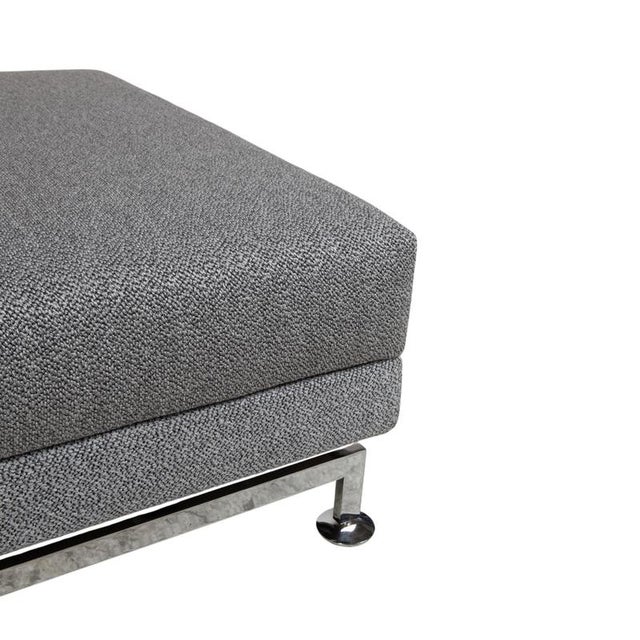 Moule Fabric Stool in Grey from Brühl For Sale - Image 4 of 8