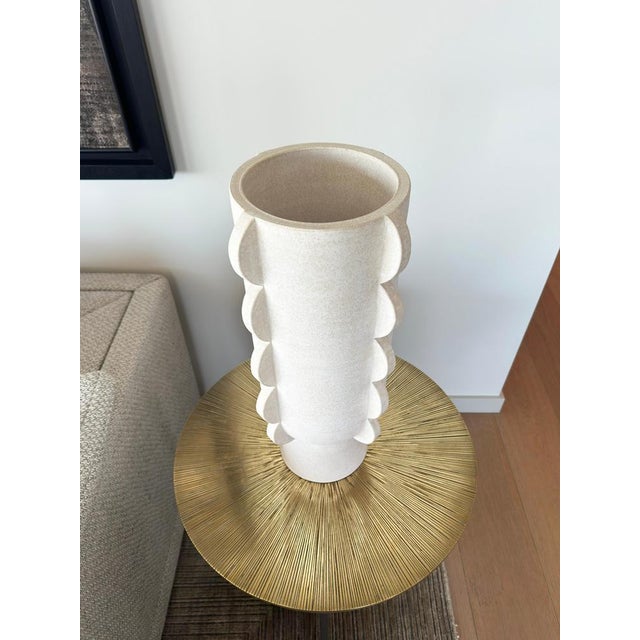 Early 21st Century Sculptural Stoneware Vase by Eric Roinestad, 2019 For Sale - Image 5 of 10