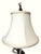 Metal Vintage Mid-Century Modern Hand-Painted Porcelain Lady Table Lamp W/Porcelain Lady Finial For Sale - Image 7 of 18