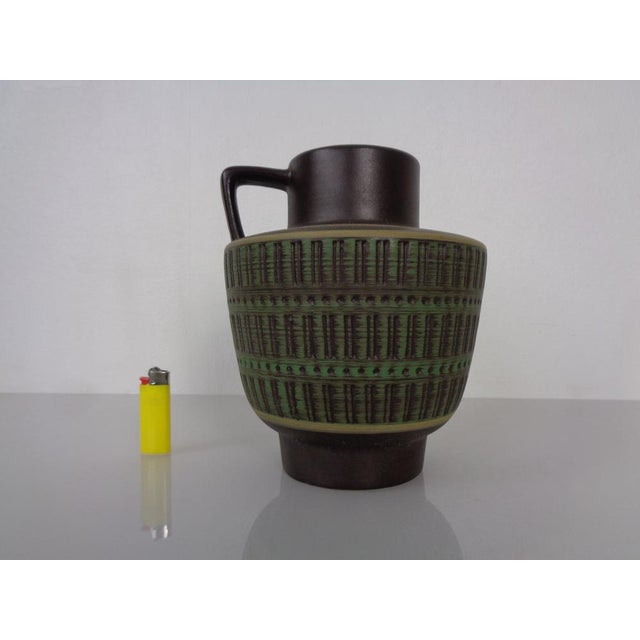 Marzi & Remy ceramic Henkel vase from the 1950s. This piece has an attribution mark, I am sure that it is completely...