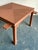 Mid-Century Modern Vintage Boho Grasscloth Game Table For Sale - Image 3 of 8