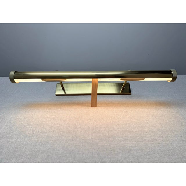 Modernist “Ridgewood” Brass Picture Light by Hudson Valley Lighting For Sale - Image 9 of 12