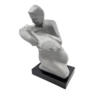 Austin Productions Danel Lovers Deco Modernist Huge Sculpture 1990