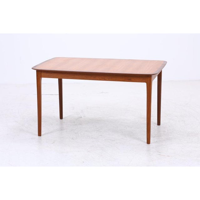 Mid-Century Extendable Dining Table in Teak from Lübke For Sale - Image 3 of 16