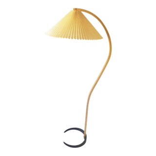 1960s Mid-Century Modern Caprani Light Bentwood Floor Lamp For Sale