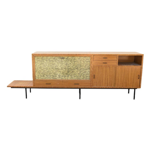 Sideboard with Flap Door, Italy, 1960s For Sale - Image 10 of 10