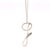 Contemporary Tiffany & Co. Sterling Silver Elsa Peretti Small “G” Alphabet Pendant Necklace 2.53g For Sale - Image 3 of 6