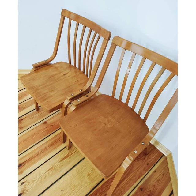 Set of Czechoslovakian Chairs by L. Volák for Ton, 1960s For Sale - Image 6 of 16