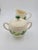 American 1950s Franciscan Ivy Hand-Decorated Creamer & Lidded Sugar Set - 3 Pieces For Sale - Image 3 of 12