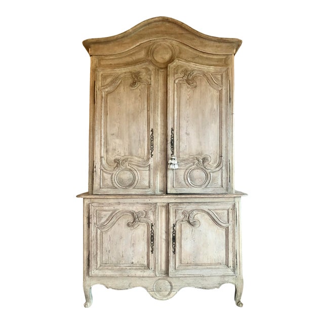 Antique French Gray Armoire Chairish