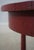 Round Red Painted Primitive Side Table For Sale - Image 9 of 12
