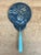 Vintage Floral Motif Metal Hand Mirror For Sale In West Palm - Image 6 of 13