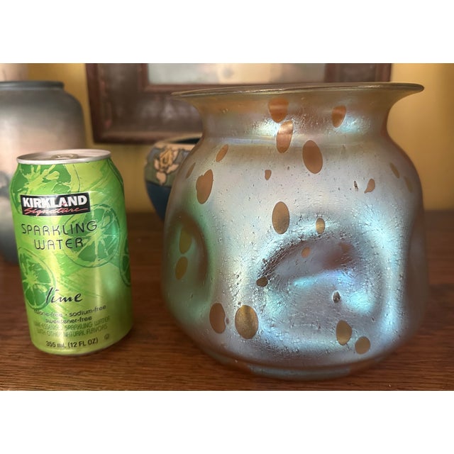 1900s Large Bohemian Loetz Astraea Vase For Sale In Philadelphia - Image 6 of 7