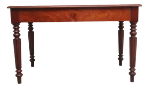 19th Century Mahogany Two Drawer Writing Table, 1840