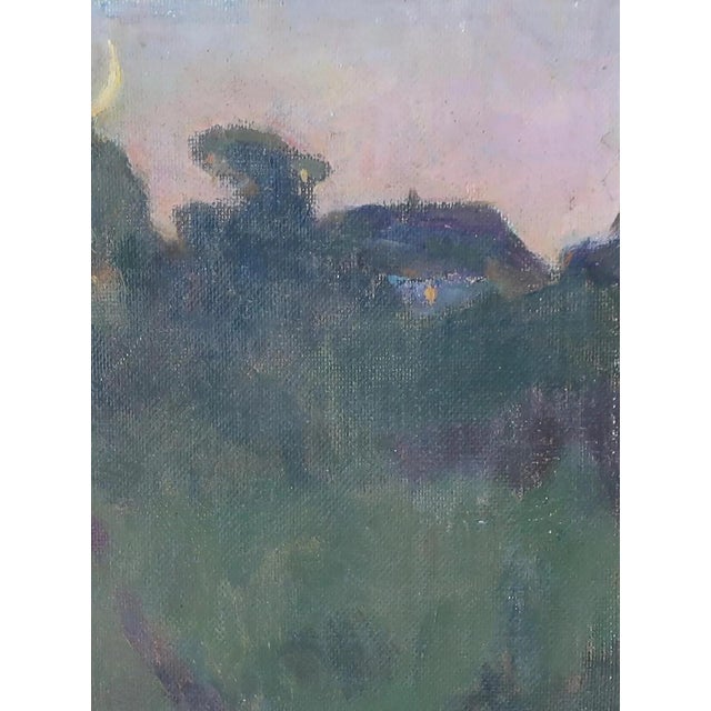 Realism Impressionist Oil Painting: Ukrainian Rural Landscape Art, 1966 46-35 For Sale - Image 3 of 6