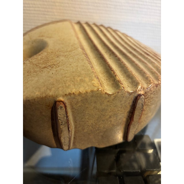 Sculptural Ceramic Vase by Roberto Rigon for Bertoncello, Italy, 1960s For Sale - Image 9 of 11