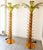 Palm Tree Floor Lamps in Brass & Murano Glass, Set of 2, in Very Good conditions. Designed 1970 to 1979 European Plug (up...