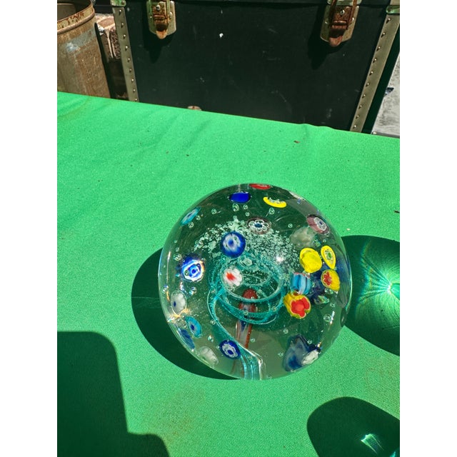 Up for consideration is a beautiful trio of glass colorful nautical themed paperweights. These would look lovely in your...