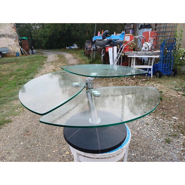 Tempered Glass Coffee Table from Ligne Roset, 1980 For Sale - Image 6 of 12