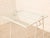 American Vintage White Metal & Glass Tray Table For Sale - Image 3 of 10