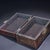 This is a beautiful vintage Chinese wooden box, crafted from a dense, dark hardwood (resembling Zitan or Rosewood) with a...
