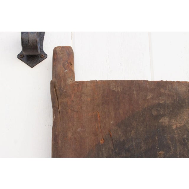 Pair of Antique Heavily Carved Doors From Thailand For Sale In Los Angeles - Image 6 of 11