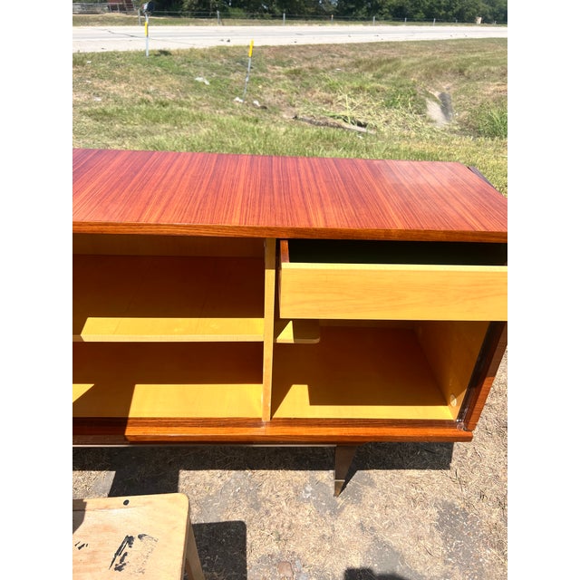 1940s French Art Deco 1940's Light Macassar Sideboard For Sale - Image 5 of 12