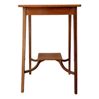 Edwardian Marquetry Trim Table, 1890s For Sale