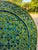 2 Color Tamegroute Green and Petrol Blue Arched Moroccan Mosaic Tile Fountain For Sale In Orlando - Image 6 of 7