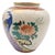 Japanese Kutani Hand-Painted Japanese Vase – Peacock and Peony Porcelain With Gilded Rim For Sale - Image 3 of 8