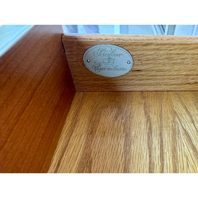 Biedermeier Style Secretary Desk by Baker Furniture For Sale - Image 9 of 9
