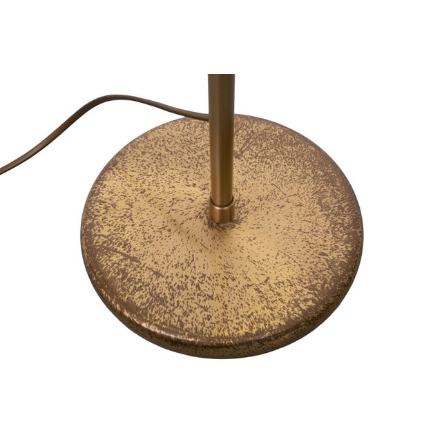 Brass Swing Arm Library Floor Lamp from Holtkoetter, Germany, 1980s For Sale - Image 10 of 11
