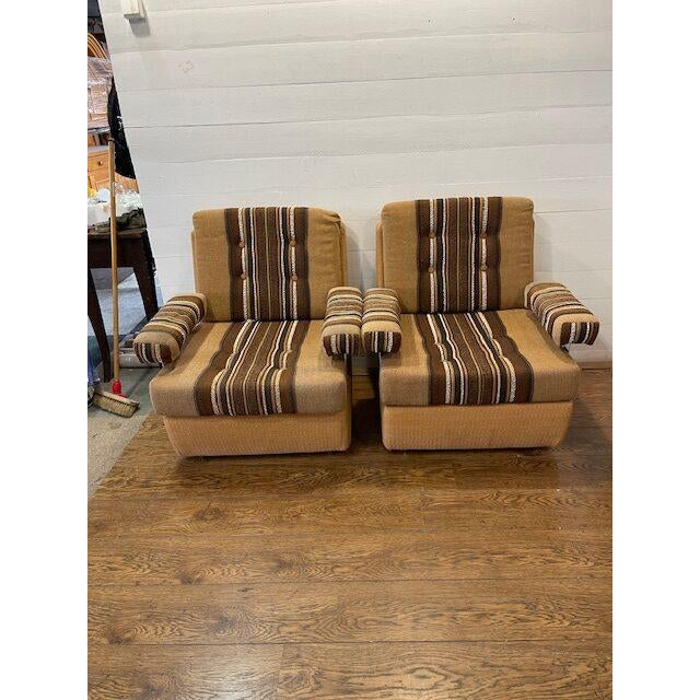 Vintage modulair seating 3+1+1, 1970 in very good original condition armrests can be removed modulair, 1960-1970 dims [3...