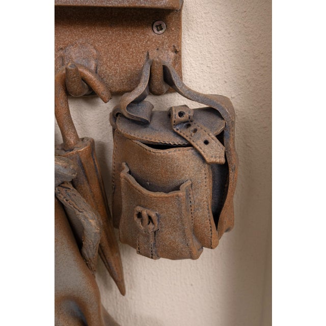 Metal Diorama Art Coat Rack from Johan de Wit, Belgium, 1999 For Sale - Image 7 of 9