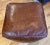 American Sarreid Oversized Leather Cube Ottoman For Sale - Image 3 of 8