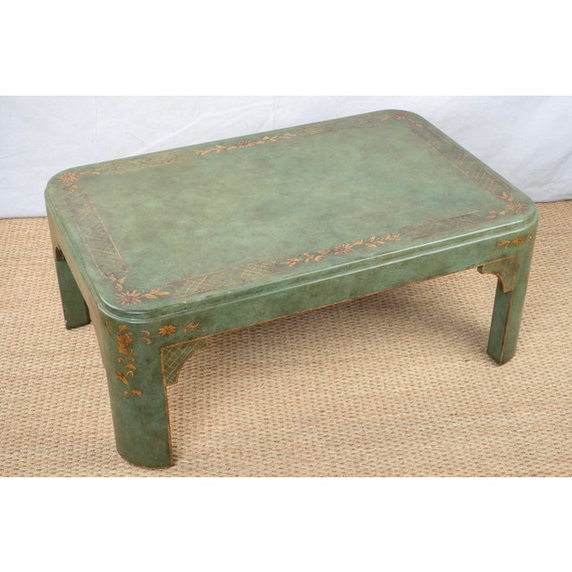 1990s Vintage Hand Painted Coffee Table For Sale - Image 5 of 9