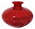 Single-Flower Vase in Red Murano Glass from Venini, Italy, 2000s For Sale