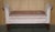 White Crushed Velour Window Seat Bench with Internal Storage For Sale - Image 8 of 16