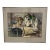Kenneth Siqueira Fishing Wharf Framed Watercolor, Signed For Sale