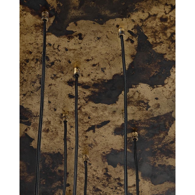 Brown Industrial Vesta Cluster 32 Chandelier For Sale - Image 8 of 18