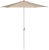 Resistant 9 Ft Easy Glide Market Umbrella in Beige For Sale In Philadelphia - Image 6 of 6