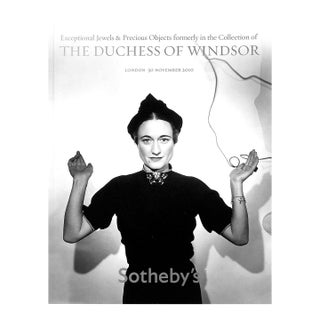 Exceptional Jewels & Precious Objects Formerly in the Collection of the Duchess of Windsor 2010 Sotheby's London For Sale