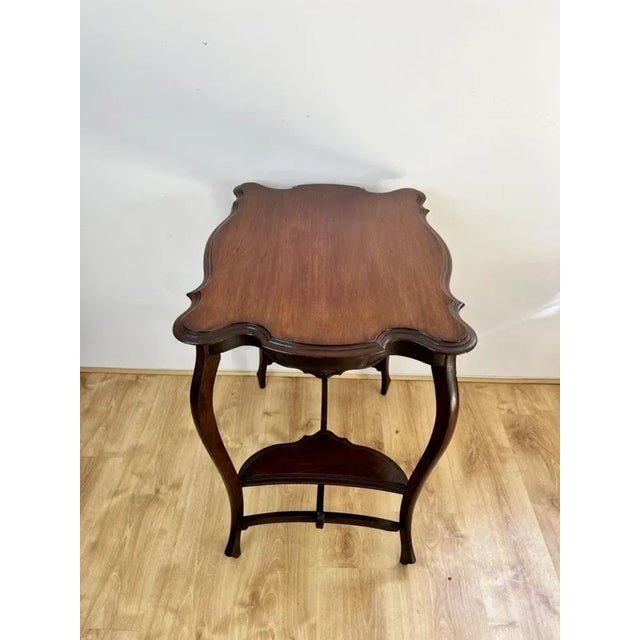 Edwardian Mahogany Lamp Table, 1900s For Sale - Image 4 of 7