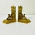 1950s Vintage Mythical Hollywood Regency Boho Chic Brass Winged Lion Bookends - A Pair. For Sale - Image 4 of 14