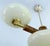 Vintage Art Deco Pendant Light in Wood and Glass, 1930s For Sale - Image 14 of 18