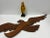 American Vintage Large Carved 1776 American Eagle Wingspan Wall Sculpture For Sale - Image 3 of 10