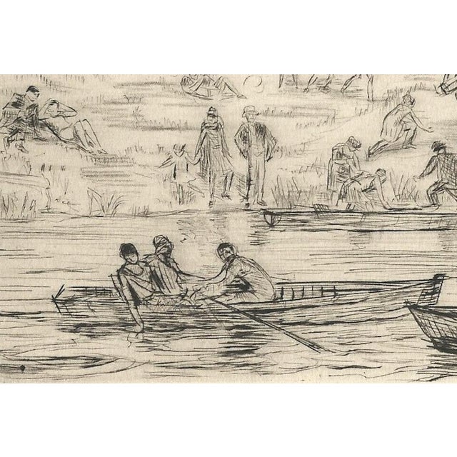 Raphaël Drouart, The Bois De Boulogne, 1920s, Etching For Sale - Image 6 of 12