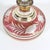 Vintage Bohemian Cut Cranberry and Gold Glass Perfume Bottle With Stopper For Sale - Image 10 of 10