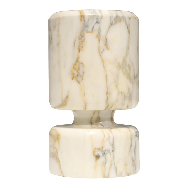 Angelo Mangiarotti Calacatta Marble Vase For Sale